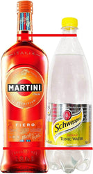 Набір вермут Martini Fiero 0,75 л 14,9% + тонік Schweppes 1л