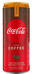 Напій безалкогольний сильногазований Coca-Cola Кава-карамель 0,25л